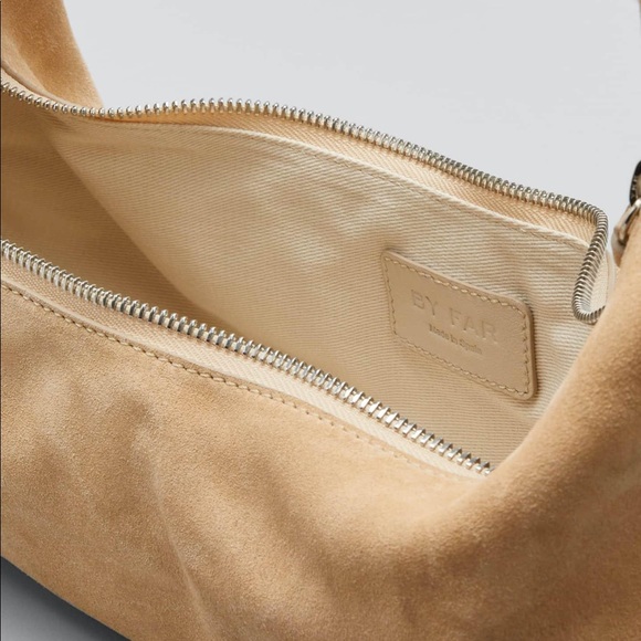 (SOLD) BY FAR Mara Suede Shoulder Bag - Picture 4 of 4